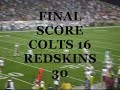 The 2008 Hall Of Fame Clinch Touchdown by The Redskins
