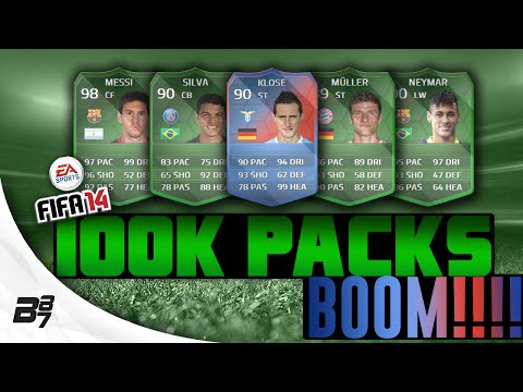 100K PACKS! TOTT BOOM!!! | FIFA 14 Ultimate Team Pack Opening