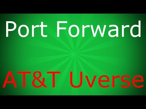 how to portforward minecraft server at&t 2wire