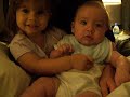 Emma holding Baby Grant