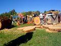 This is a homemade kx500 chainsaw.