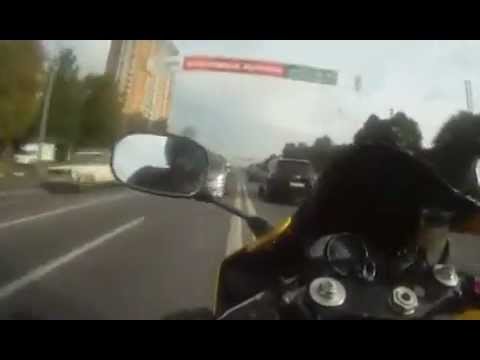 extreme driving - So always ride motorcycles in Russian cities Russian teenagers, breaking traffic rules. Their reckless driving, constantly creating an emergency situation on...
