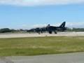 hawk take off (view from runway)