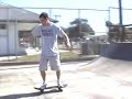 Dad falls off skateboard