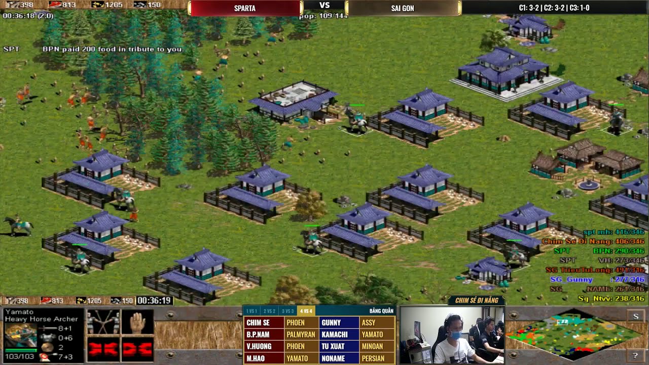 Bá cháy với siêu phẩm HORSE THẦN Yamato kẹp CHÉM VÀNG | AoE Highlights