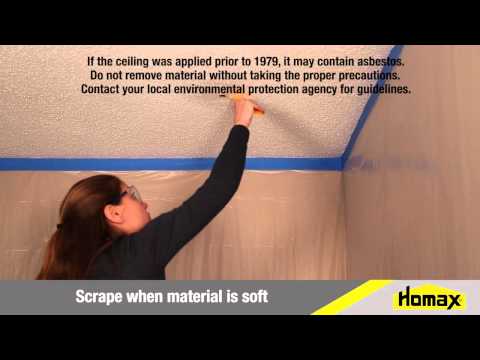 how to patch popcorn ceiling