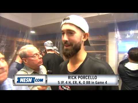 Video: Rick Porcello Game 4 ALDS Postgame Interview