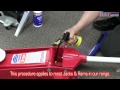 Sealey Trolley Jack Oil Top Up Procedure