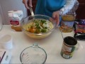In this video, Betty demonstrates her gorgeous and tasty Cheddar-Jalapeno Skillet Cornbread. It is a blend of eggs, cornmeal mix, cream-style corn, milk, vegetable oil, Cheddar cheese, chopped onions, and chopped jalapenos baked in an iron skillet until browned and sizzling. Yummy! Ingredients: 2 eggs, well beaten 1 cup self-rising cornmeal mix 14 ¾-oz. can cream-style corn 1 cup milk ¼ cup vegetable oil 2 cups finely shredded Cheddar cheese ¾ cup onion, finely chopped 2 to 4 jalapeno peppers, washed, seeded, and finely chopped ½ to 1 tablespoon peanut oil for greasing cast iron skillet Cilantro, for garnish (optional) In a large mixing bowl, beat 2 eggs, using an electric mixer. Stir in 1 cup self-rising cornmeal, a 14 ¾-oz. can of cream-style corn, 1 cup milk, ¼ cup vegetable oil, 2 cups shredded Cheddar cheese, ¾ cup chopped onion, and 2 to 4 chopped jalapeno peppers. Place ½ to 1 tablespoon peanut oil in a 10 ½-inch cast iron skillet, and heat until very hot, but not smoking. (If you do not have a cast iron skillet, you may use a 10-inch deep dish pie plate or other ovenproof dish, greased with peanut oil, but do not heat the oil.) Pour the cornbread batter into your heated skillet, leaving at least ½-inch for the cornbread to rise. (You may bake any excess batter in a small Pyrex baking dish to bake alongside the skillet.) Bake your skillet cornbread at 350 degrees for 35 minutes, or until it is nice and brown on the top. Let stand 5 to 10 minutes before cutting into <b>...</b>