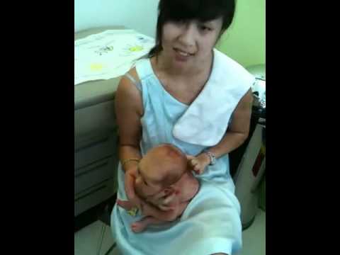 how to relieve wind in a newborn baby