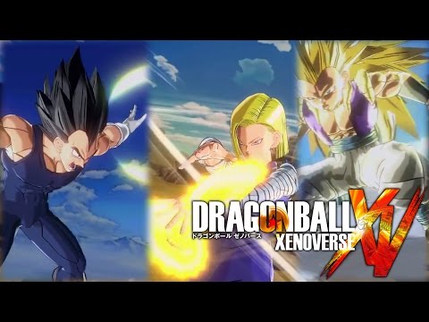 18 - New gameplay of Dragon Ball Xenoverse with combos and ultimate attacks of Super Saiyan 3 Gotenks, 18, and Vegeta! SSJ3 Gotenks ultimate is called Super Ghost Kamikaze Attack, 18's ultimate...