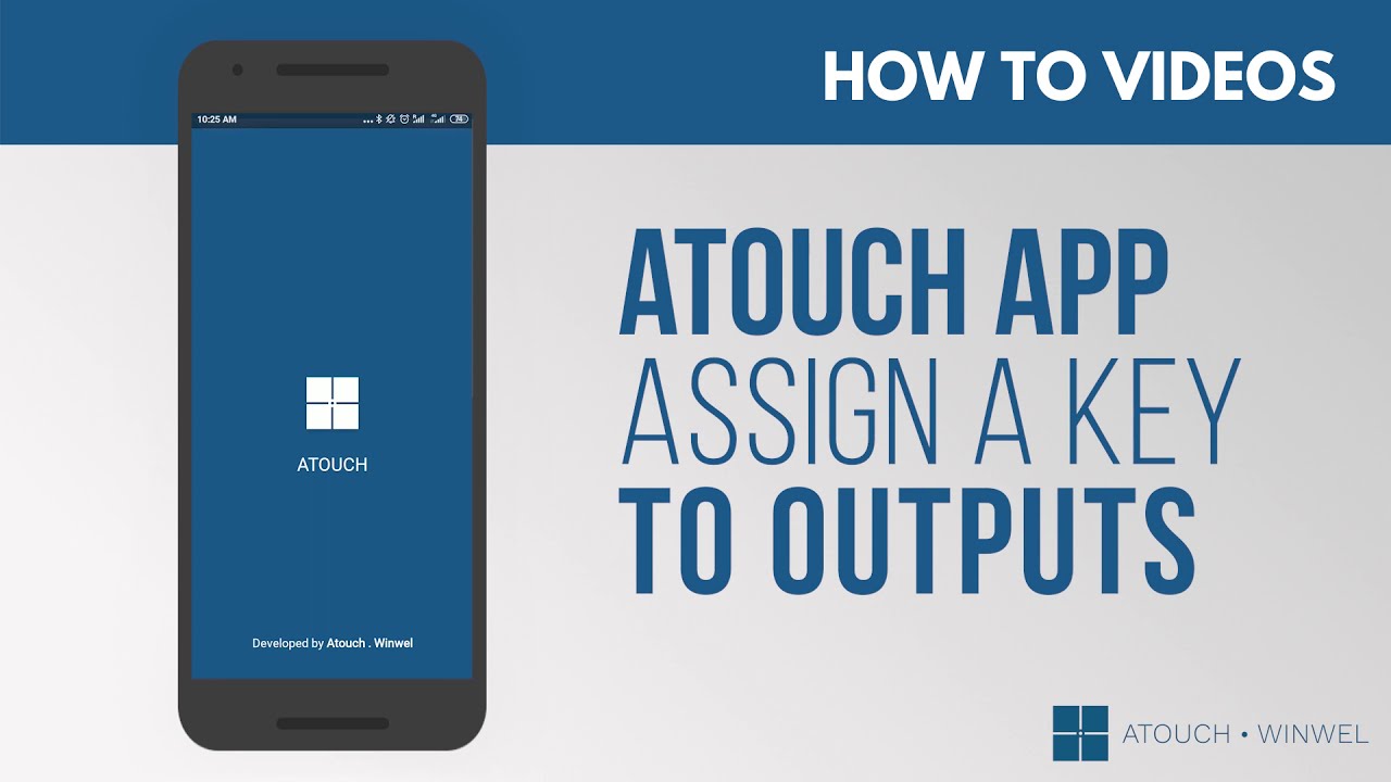 Como atribuir uma tecla para uma saída