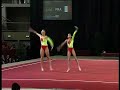 ACROGYM WK JUNIOREN 2006 FINALE DAMESPAAR FRANKRIJK