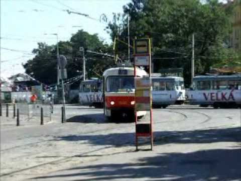 Prague (Praha, Prag) trams in 2009 - Straßenbahn - Tramvajová doprava v Praze - プラハ - Прага