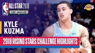 kyle kuzma shines in 2018 rising stars game presented by mtn dew kickstart kyle kuzma shines in 2018 rising stars game presented by mtn dew kickstart