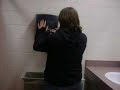 Monica, Abby, & The Paper Towel Dispencer....