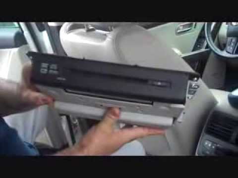 Mazda CX 9 DVD and Video Monitor Removal