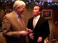 Dennis Prager and Arnold Schwarzenegger Smoke a Cigar