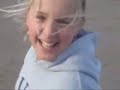 Jen on Cromer beach 2008