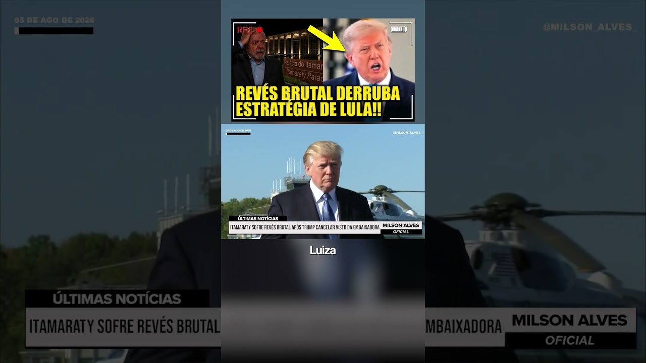 Itamaraty SOFRE REVÉS BRUTAL após Trump CANCELAR VISTO da embaixadora