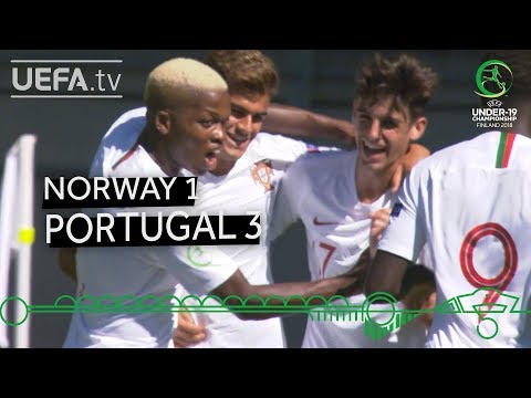 #U19EURO highlights: Norway 1-3 Portugal