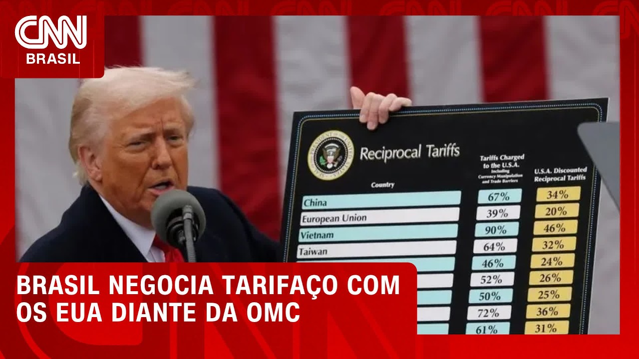 Brasil inicia negociações sobre tarifaço dos EUA diante da OMC | BASTIDORES CNN