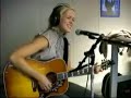 tina dickow with acoustic version of on the run live from danish radioshow.