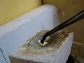 KClO3 + sulfuric acid + paper