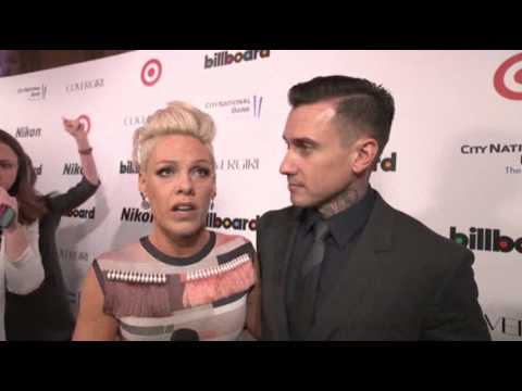 Magazine - Recording artist P!nk was one of Billboard's honorees at their annual Women in Music luncheon. She talks about her two Grammy nominations while Bravo's Andy ...