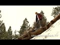Snowboarders Painful Crash On Concrete