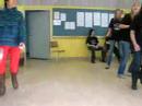 dancing at our music-class.