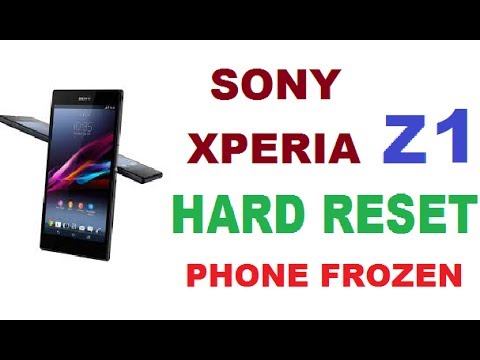 how to hard reset sony xperia z1