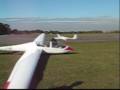 My daughter Mary had her in-air experience today and her first gliding lesson after doing some filming and enjoying the feeling of flying. This was a flight of 55 minutes. Sorry for the poor quality video on the ground, my digital camera has developed a fault which I didn't know at the time of filming.