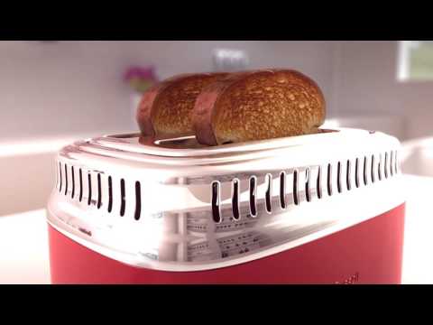 Toster RUSSELL HOBBS 21680-56 RETRO RIBBON RED