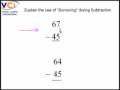 videos de using some examples to illustrate the concept of borrowing during subtraction
