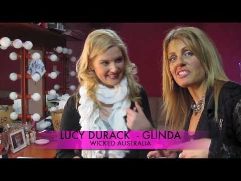 BACKSTAGE WITH LUCY DURACK IN HER SYDNEY WICKED DRESSING ROOM!!!