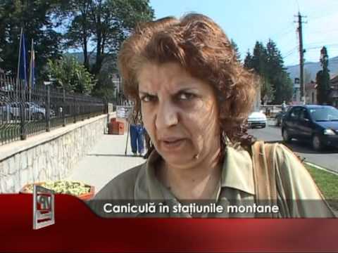 Caniculă în stațiunile montane