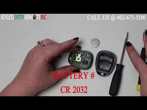 How To Replace Isuzu Hombre Key Fob Battery 1999 2000