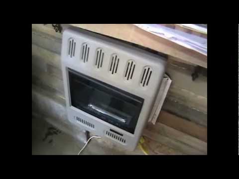 how to vent a garage heater