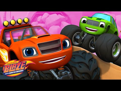 Blaze and Pickle vs. Crusher In An Epic Race! | Blaze and the Monster Machines