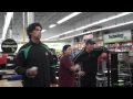 2010-05-09 | Philippoussis getting 'schooled' in Wii tennis in Boston ~> Mark Philippoussis takes on a Tenacity student in Wii tennis at the Staples Champions Cup and gets rocked as Jim Courier looks on ()