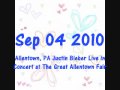 Justin Bieber Tour Dates