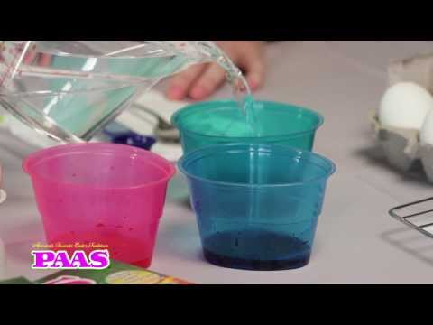 how to dissolve egg dye tablets