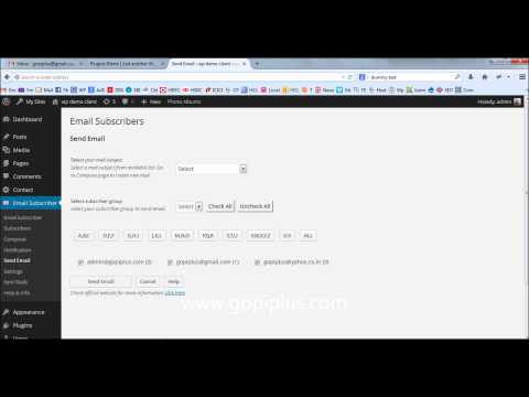 how to send email in wordpress