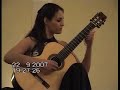 Anabel Montesinos performing Fandango by J. Rodrigo