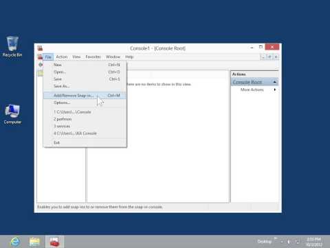 how to add wsus snap in windows 7