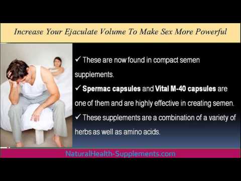 how to get more volume when you ejaculate