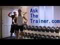 Dumbbell Standing Upright Row Delts Traps Exercise
