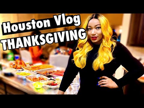 HOUSTON FOR THE FIRST TIME FOR THANKSGIVING!!! | FRIENDSGIVING + THANKSGIVING VLOG | VLOGMAS 1