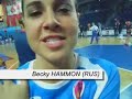 Backstage interview with Becky HAMMON (Russia)